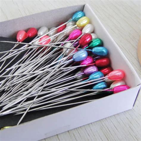 Multicolor Drops pearl head pin Weddings Corsage Florists Dressmaking ...