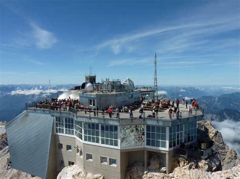 Zugspitze, the tallest mountain in Germany. Took a cable car to the top!