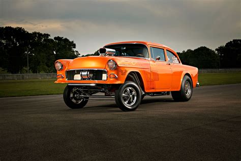 1955, Chevrolet, Chevy, 210, Coupe, Gasser, Drag, Old, Style, Race, Usa ...