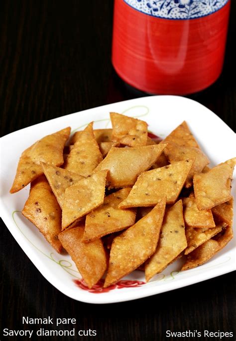 Namak para recipe | Namak pare | Spicy diamond cuts recipe