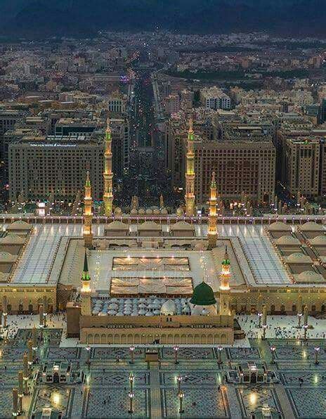 Look at this view of Madinah! | Beautiful mosques, Mecca masjid, Al ...