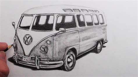 How to Draw a VW Camper Van: Narrated Step by Step