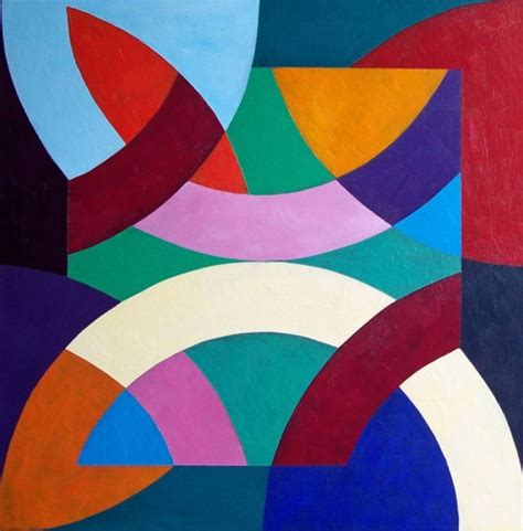 40 Aesthetic Geometric Abstract Art Paintings - Bored Art