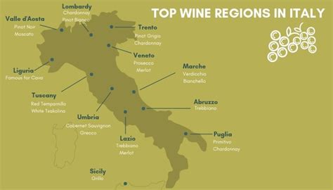 Map of the Italian Wine Regions - Orchards Near Me