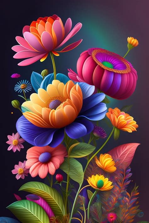 Download Ai Generated, Flowers, Petals. Royalty-Free Stock Illustration ...