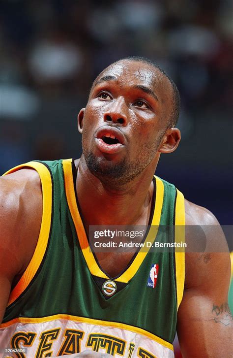 Reggie Evans of the Seattle SuperSonics is seen on the court during ...