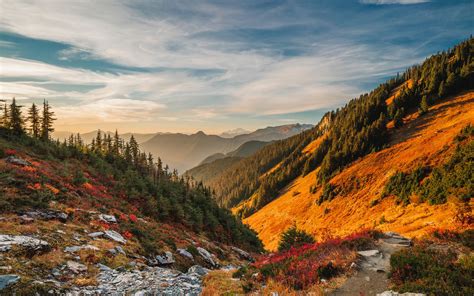 Mountains Scenery Sky North Cascades 4k Wallpaper,HD Nature Wallpapers ...