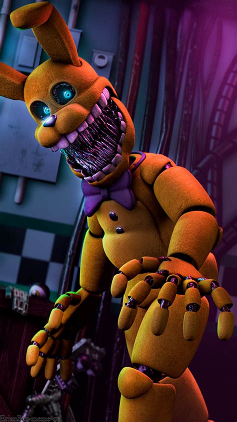 Into the Pit Spring Bonnie. - fivenightsatfreddys | Arte delle anime ...