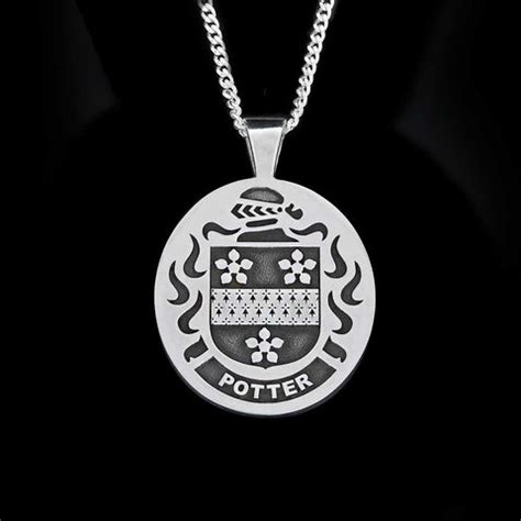 Potter Family Crest – Heraldic Jewelry