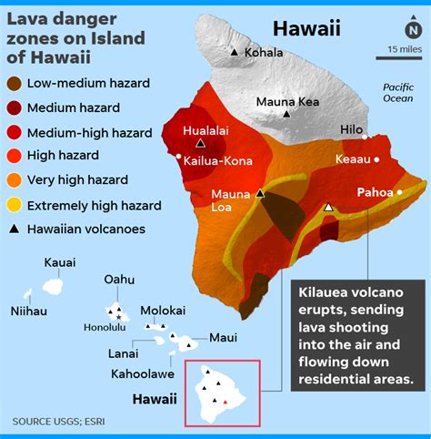 Active Volcanoes In Hawaii Map - Zelma Katuscha