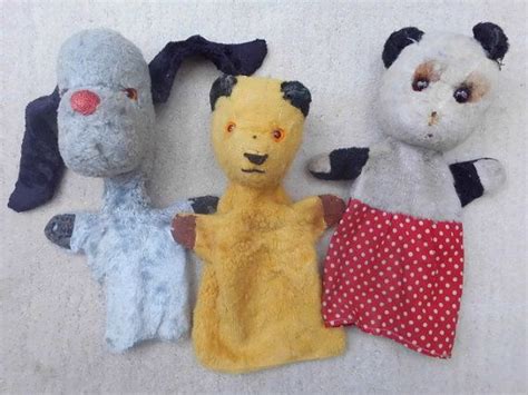 Sooty Sweep Sue glove puppets 1960's by QuiteQuiteContrary on Etsy ...