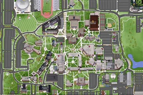 Wichita State University Campus Map Pdf - United States Map