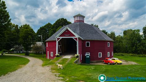 Scenic Vermont Photography - Welch Farm Round Barn in Morristown