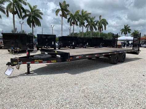 14OA-17+3 BIG TEX 20' DECKOVER EQUIPMENT TRAILER 7 TON 14,000 GVWR ...