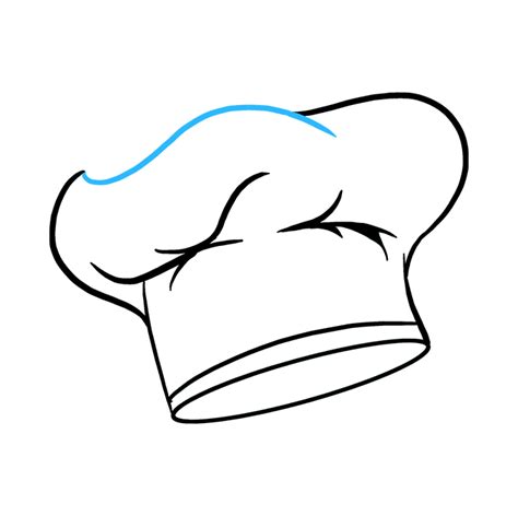 How to Draw a Chef Hat - Really Easy Drawing Tutorial