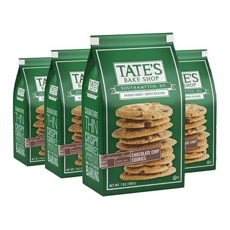 Tates Bake Shop Chocolate Chip Cookies 4 - 7 oz Bags