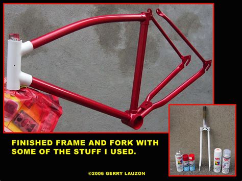 Great Canadian Bike Overhaul: PAINTING THE BICYCLE FRAME WITH COLOR