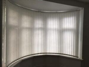 Curved Vertical Blinds Track Rail Headrail Bow Window | eBay