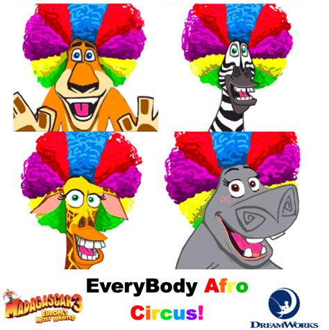 Madagascar 3 - EveryBody Afro Circus! by ALEXLOVER366 on DeviantArt