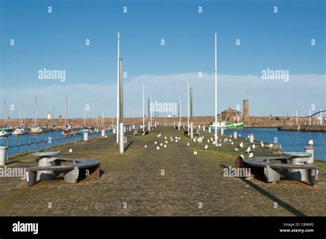 Whitehaven harbour and marina, Cumbria Stock Photo - Alamy