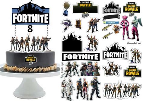 Fortnite Free Printable Cake Toppers. - Oh My Fiesta! for Geeks