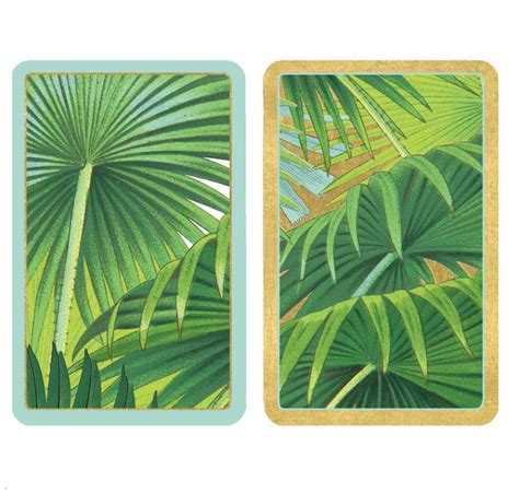 Palm Fronds Playing Cards - Best of Everything | Online Shopping