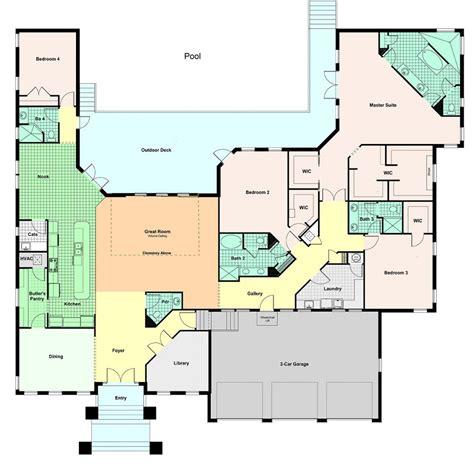 House Plan Floor Plans - Image to u