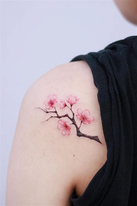 Tender Selection Of Cherry Blossom Tattoo For Your Inspiration