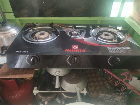 Triple / 3 burner gas stove, TV & Home Appliances, Kitchen Appliances ...