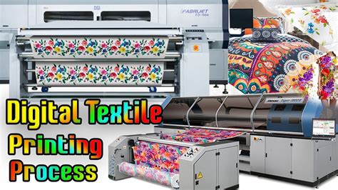 Digital Textile Printing Process - Direct fabric printing and ...