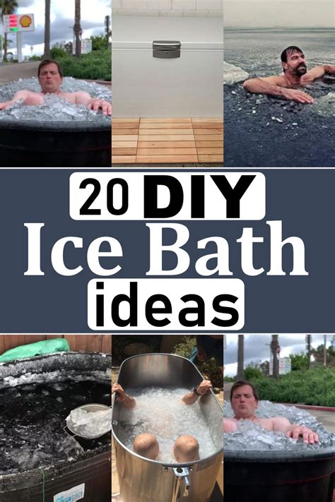 20 DIY Ice Bath Ideas - How To Make An Ice Bath At Home - Craftsy