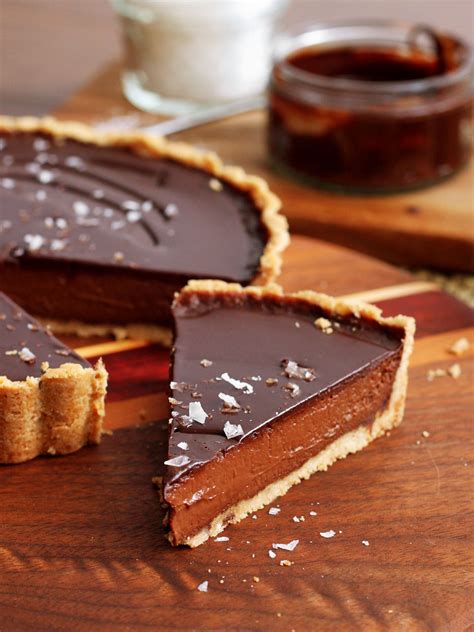 Silky Dark Chocolate Tart with easy no-roll press-in crust! | Chocolate ...