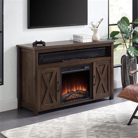 BELLEZE TV Stand Console Electric Fireplace With Remote Control, 48" or ...