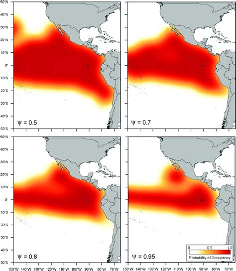 Figure S2. Maps showing the predicted distribution of Mobula japanica ...