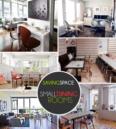 Small Dining Rooms That Save Up On Space