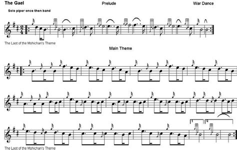 Highland Bagpipes, Scottish Bagpipes, Free Sheet Music Download ...