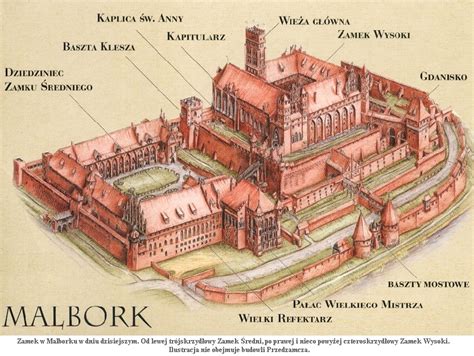 malbork castle map - Google Search | Castle layout, Castle floor plan ...