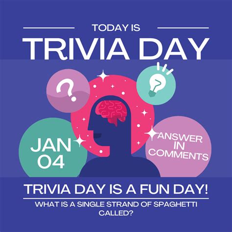 January 4-National Trivia Day 2023 | Lv One Stop Shop | Trivia books ...