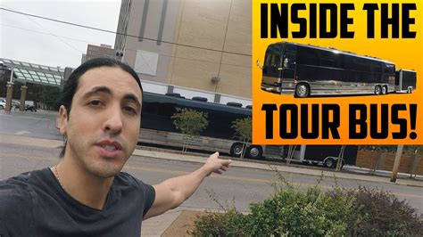 INSIDE THE TOUR BUS - MY HOME FOR THE MONTH - YouTube