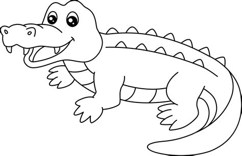 Alligator Coloring Vector Art, Icons, and Graphics for Free Download