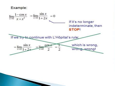 Indeterminate Forms and L' Hospital Rule | PPT