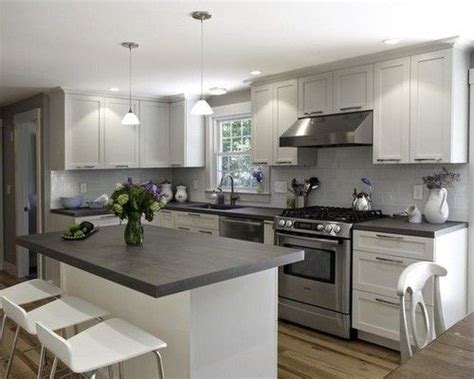 White Kitchen Cabinets With Dark Grey Countertops – Kitchen Info