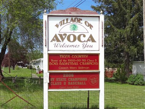 Geographically Yours Welcome: Avoca, New York