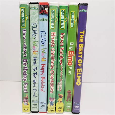 Elmo Dvd Lot 18