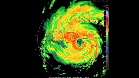 Hurricane Maria Radar Loop - YouTube