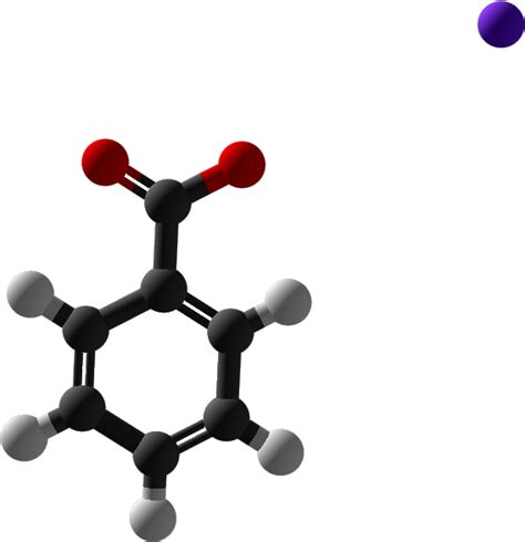 Download Sodium Benzoate 3d Balls - Structure And Iupac Name Of ...