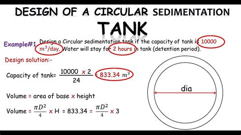 Circular sedimentation tank design. - YouTube