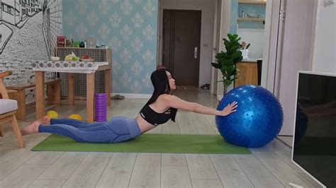 Yoga Ball Leg Exercises for a Stronger Lower Body - YouTube