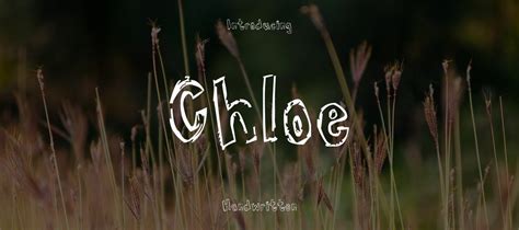 Chloe Font Download | Free Font.Download