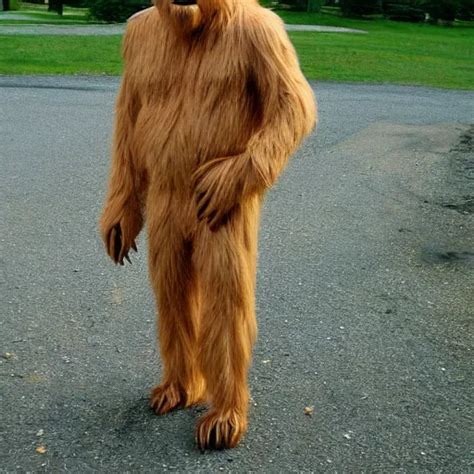 sasquatch costume, craigslist photo | Stable Diffusion